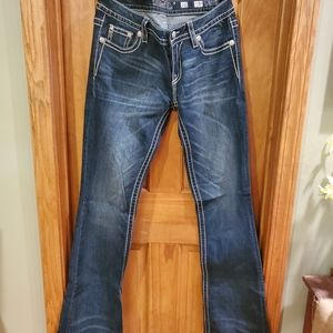 Miss Me Womens jeans signature boots cut size 28 inseam 34